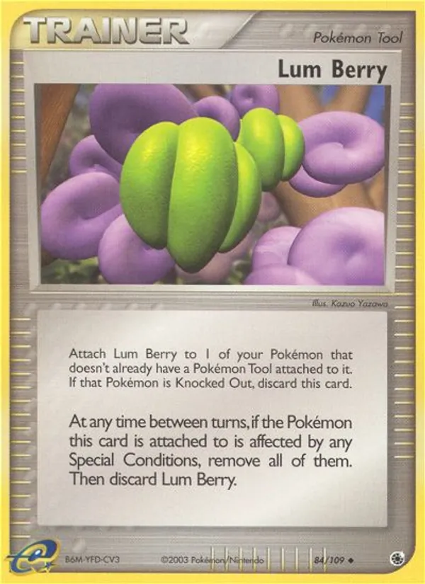 Lum Berry #84 – Ruby & Sapphire card