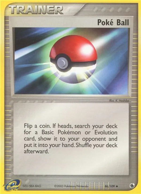 Poké Ball #86 – Ruby & Sapphire card