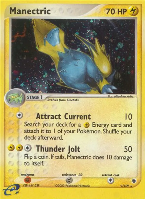 Manectric #9 – Ruby & Sapphire card