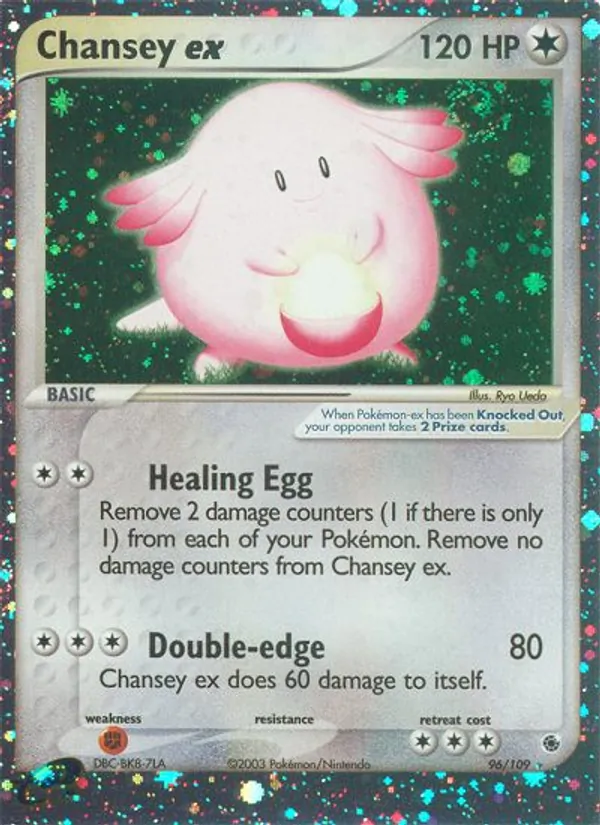 Chansey ex #96 – Ruby & Sapphire card