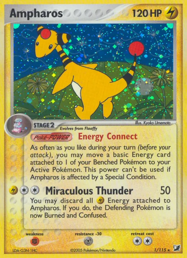 Ampharos #1 – Unseen Forces card