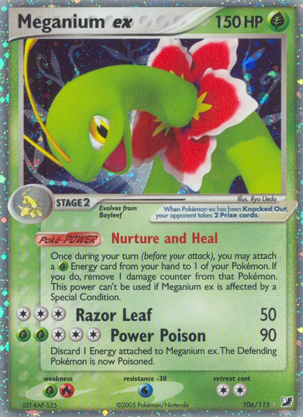 Meganium ex #106 – Unseen Forces card