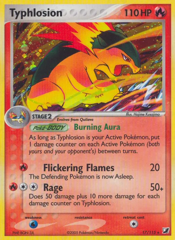Typhlosion #17 – Unseen Forces card