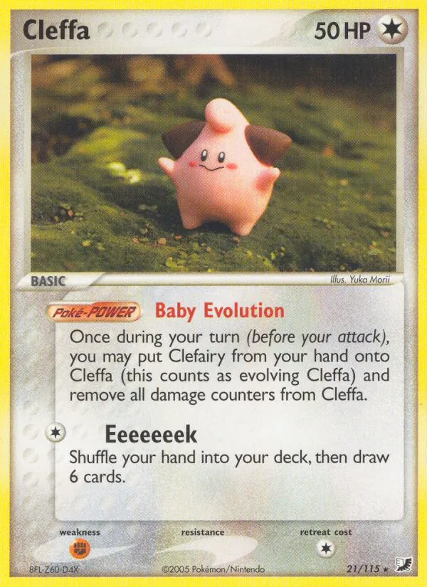 Cleffa #21 – Unseen Forces card