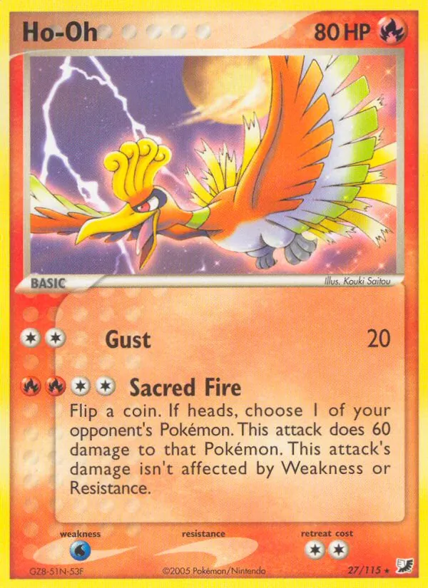 Ho-Oh #27 – Unseen Forces card