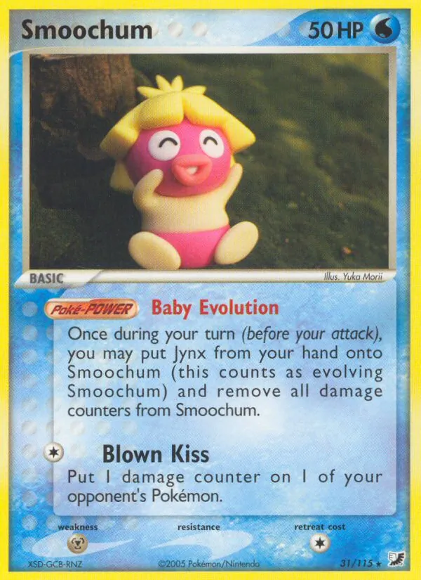 Smoochum #31 – Unseen Forces card