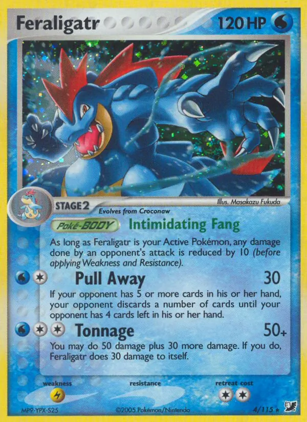 Feraligatr #4 – Unseen Forces card