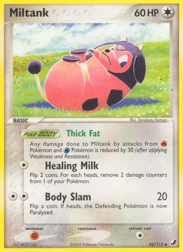 Miltank #42 – Unseen Forces card