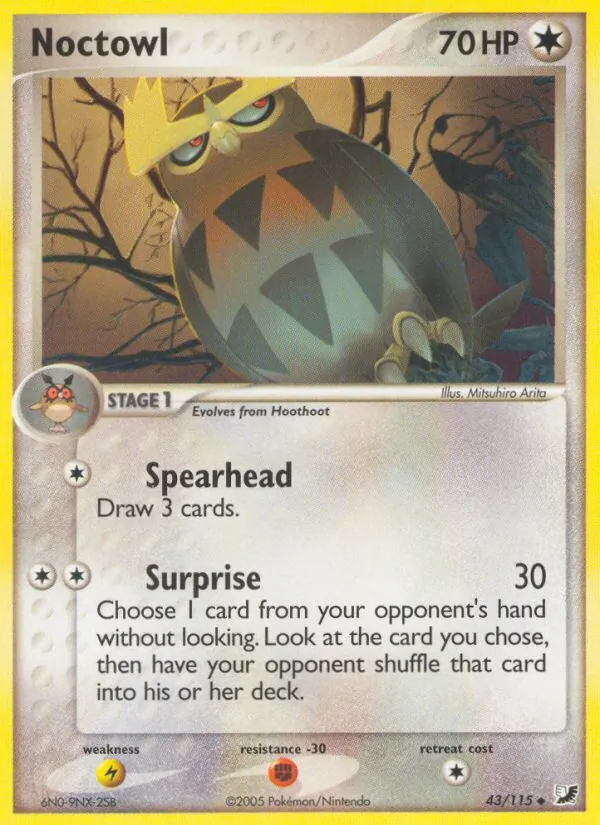Noctowl #43 – Unseen Forces card