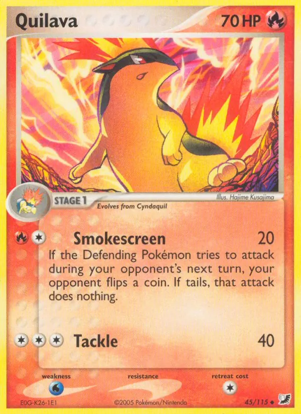 Quilava #45 – Unseen Forces card
