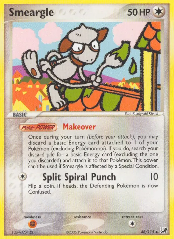 Smeargle #48 – Unseen Forces card