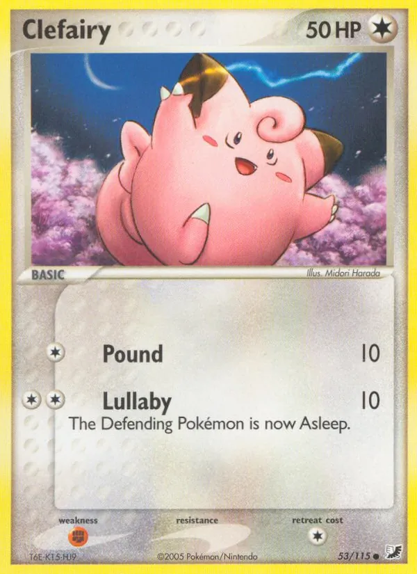 Clefairy #53 – Unseen Forces card