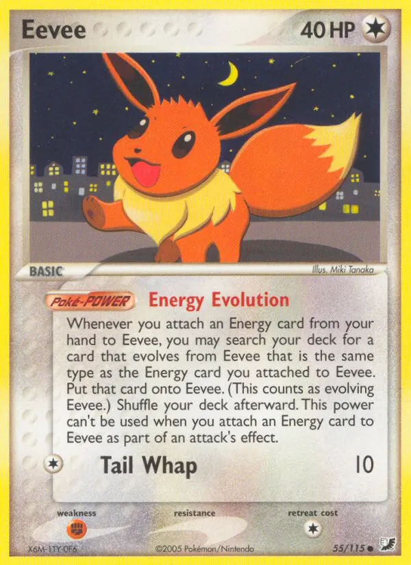 Eevee #55 – Unseen Forces card