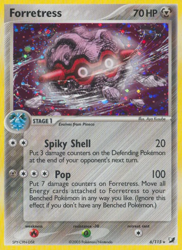 Forretress #6 – Unseen Forces card