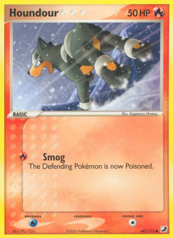 Houndour #60 – Unseen Forces card