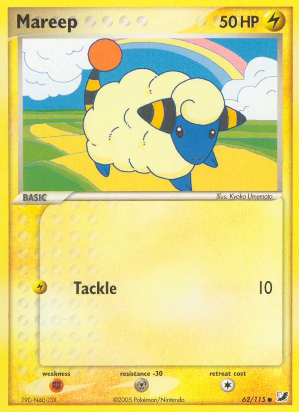 Mareep #62 – Unseen Forces card