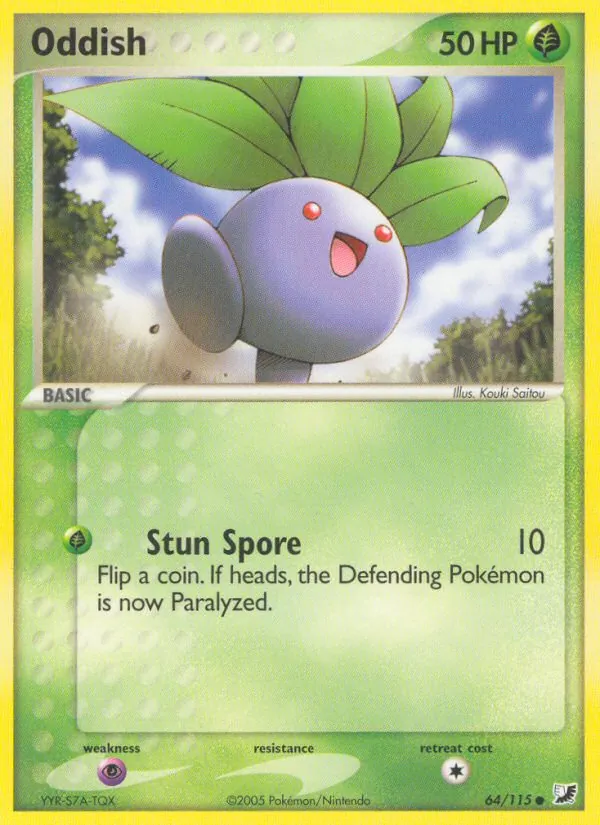 Oddish #64 – Unseen Forces card