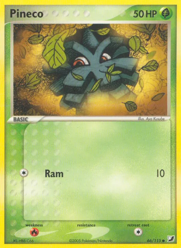 Pineco #66 – Unseen Forces card