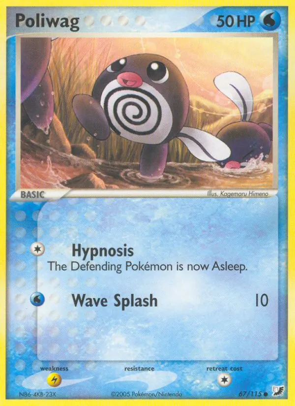 Poliwag #67 – Unseen Forces card