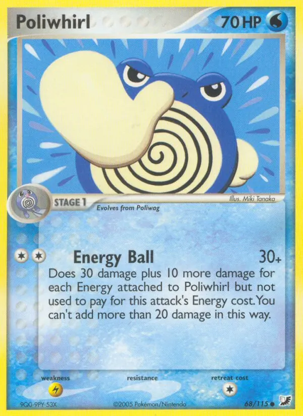 Poliwhirl #68 – Unseen Forces card