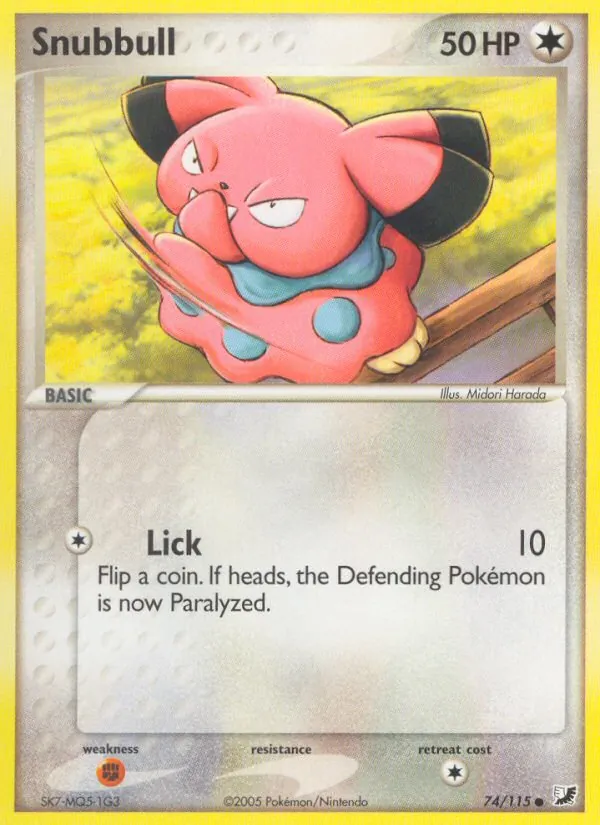 Snubbull #74 – Unseen Forces card