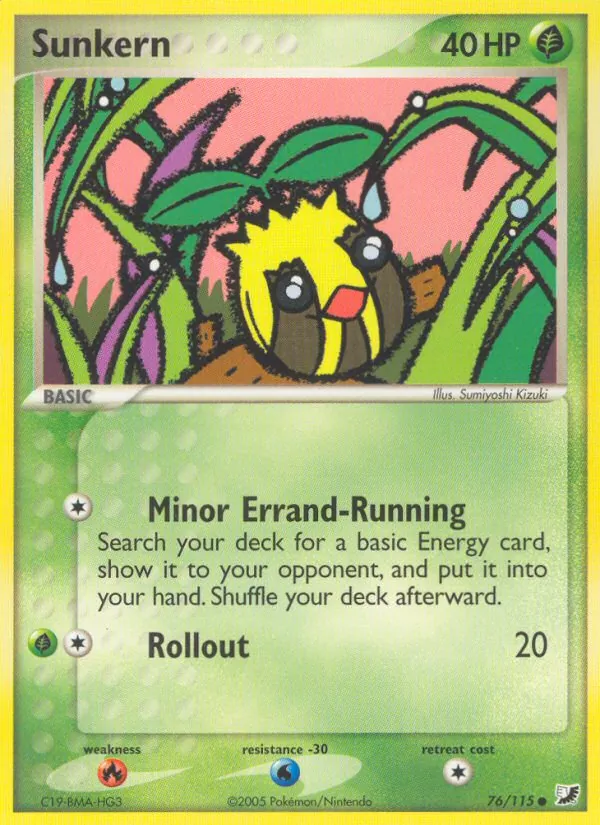 Sunkern #76 – Unseen Forces card