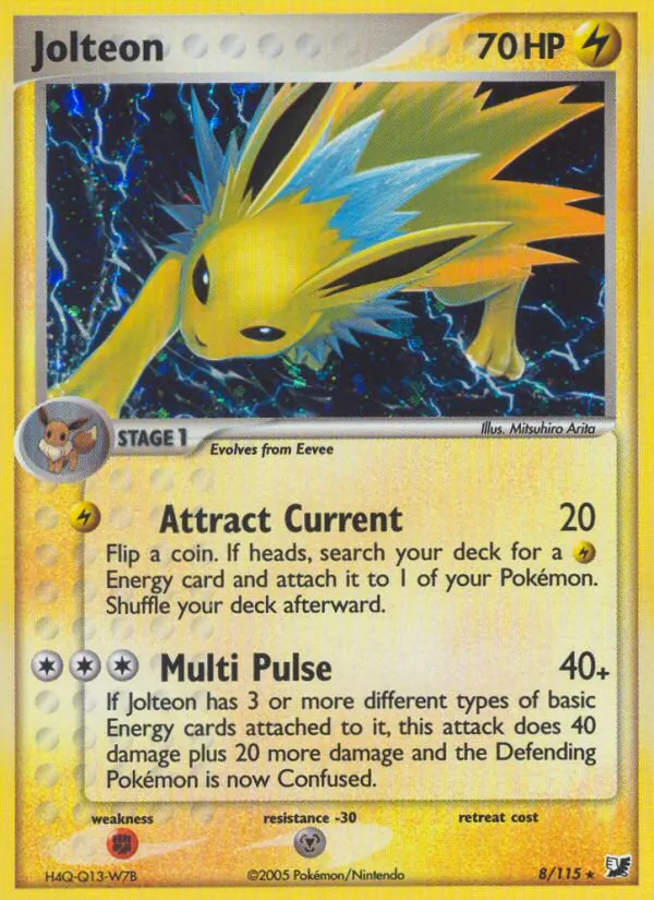 Jolteon #8 – Unseen Forces card