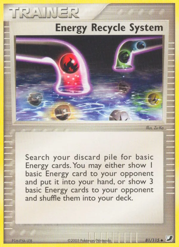 Energy Recycle System #81 – Unseen Forces card