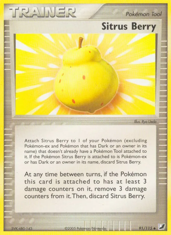 Sitrus Berry #91 – Unseen Forces card