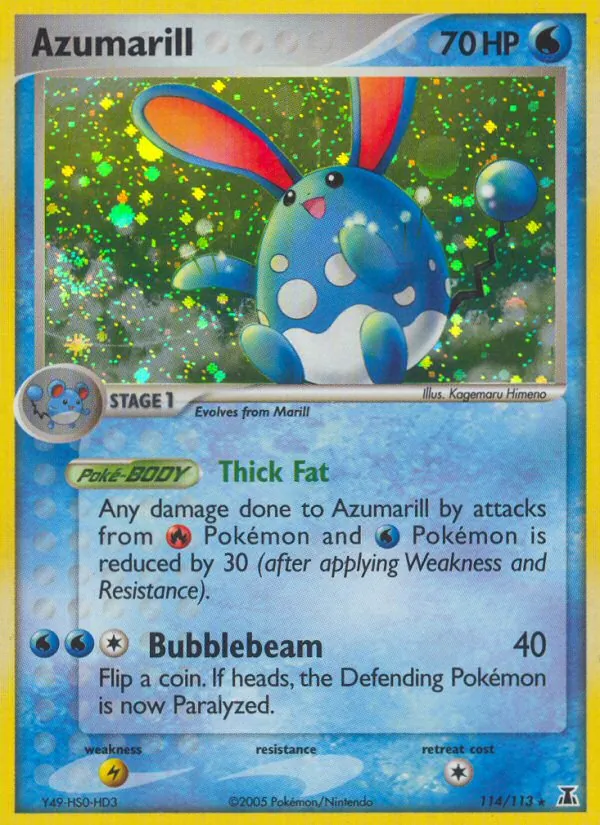 Azumarill #114 – Delta Species card