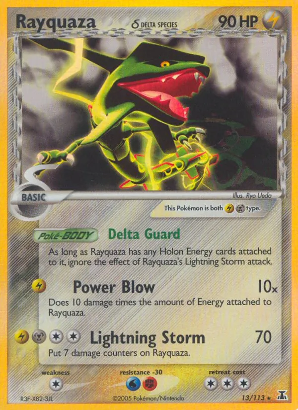 Rayquaza δ #13 – Delta Species card