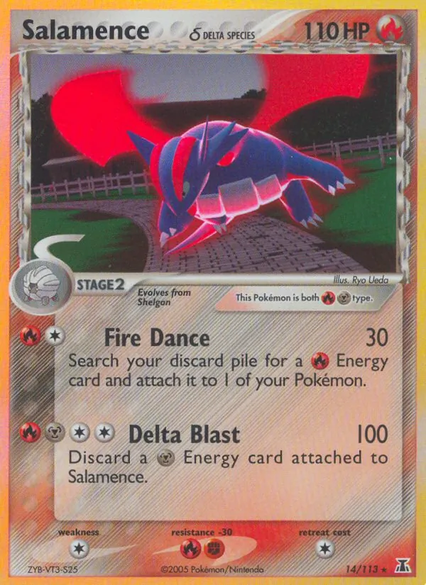 Salamence δ #14 – Delta Species card