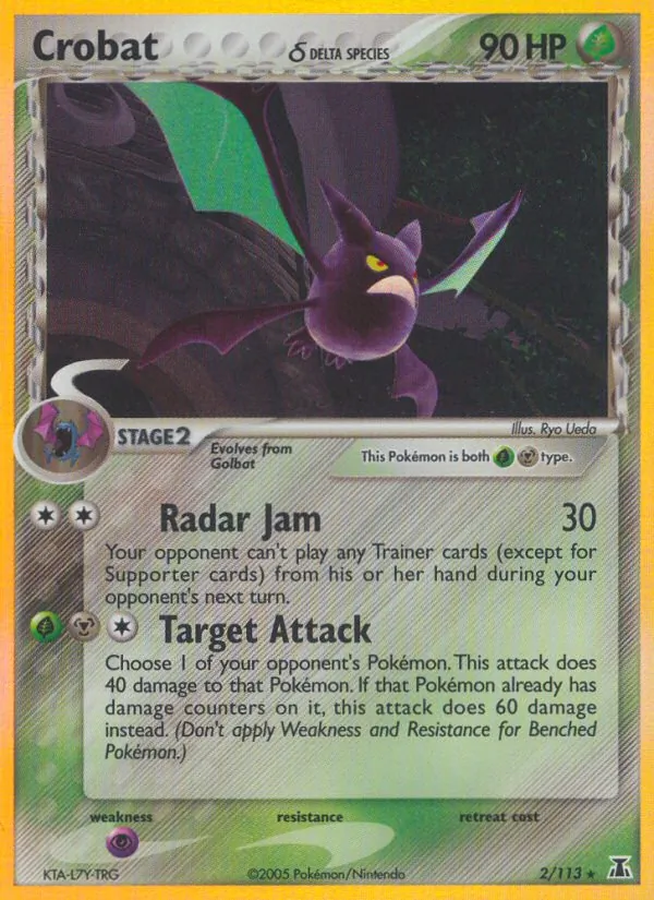 Crobat δ #2 – Delta Species card