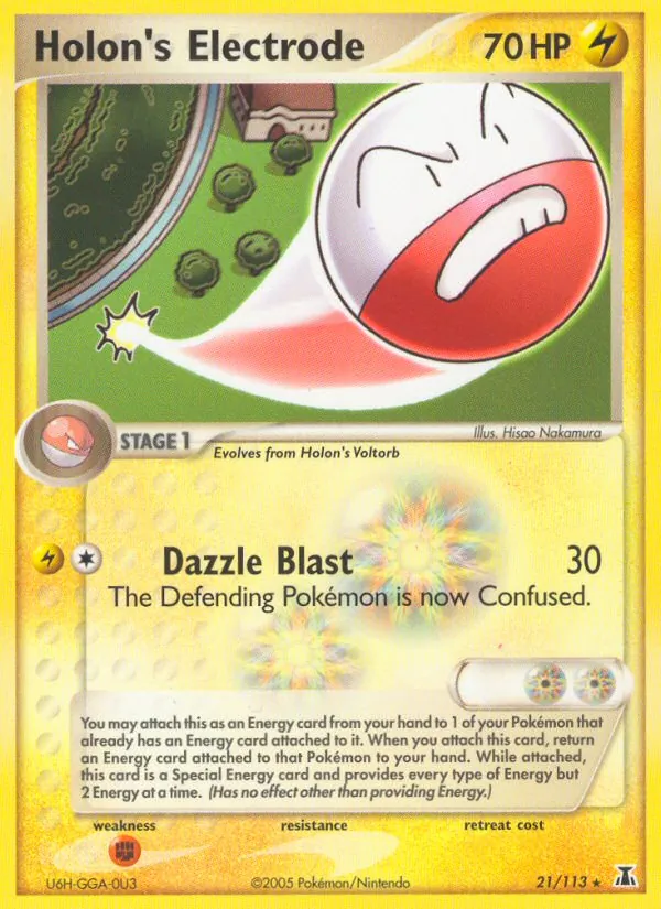 Holon's Electrode #21 – Delta Species card