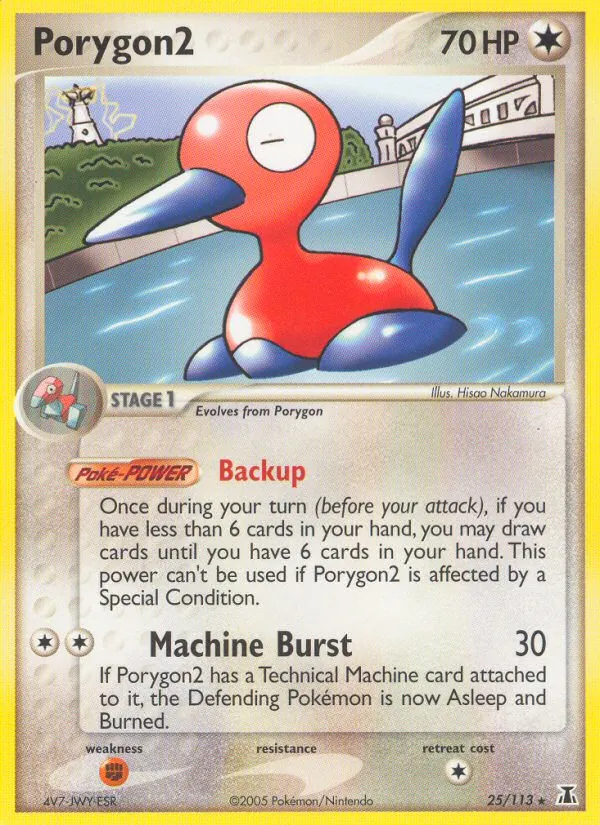 Porygon2 #25 – Delta Species card