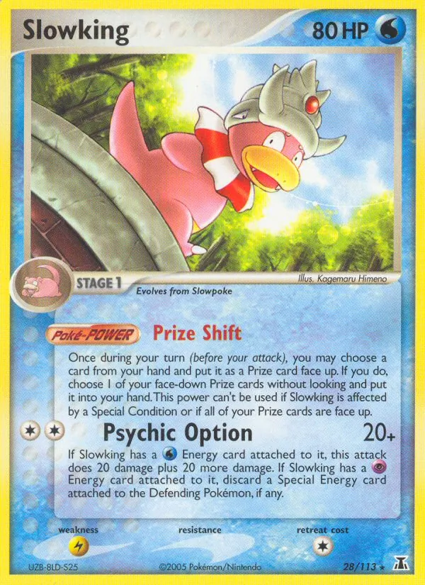Slowking #28 – Delta Species card