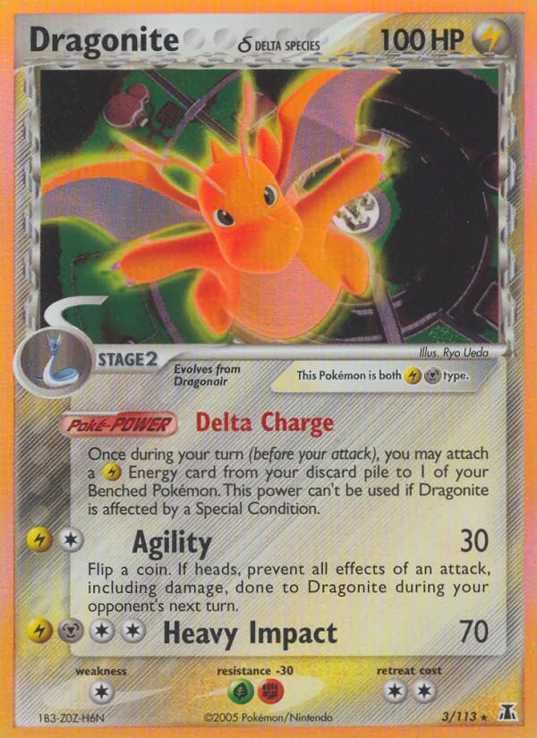 Dragonite δ #3 – Delta Species card