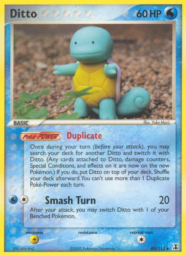 Ditto #40 – Delta Species card