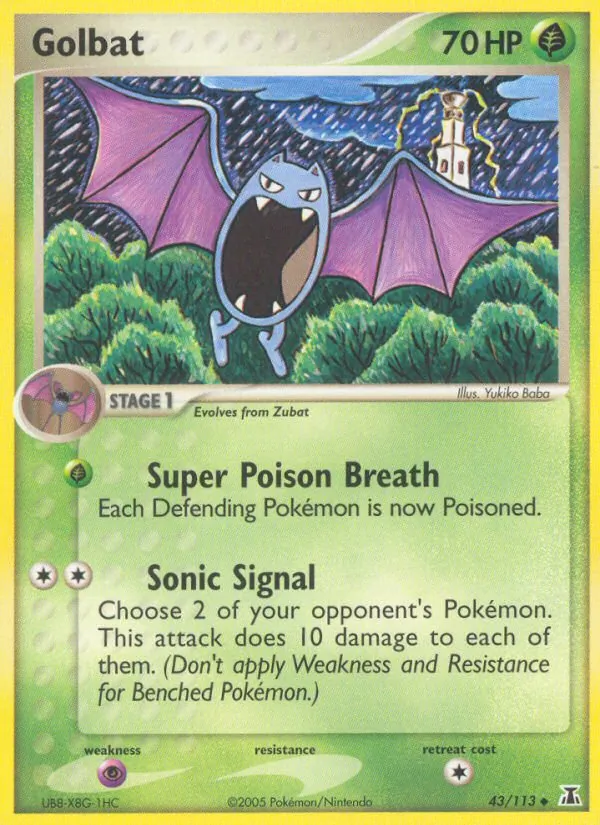 Golbat #43 – Delta Species card