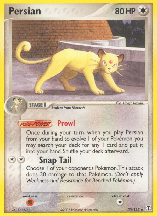Persian #50 – Delta Species card