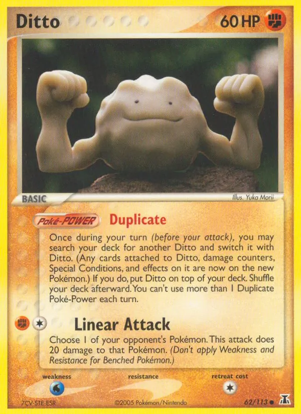 Ditto #62 – Delta Species card