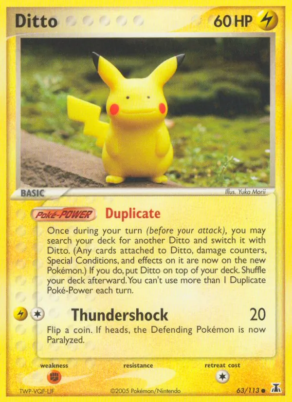 Ditto #63 – Delta Species card