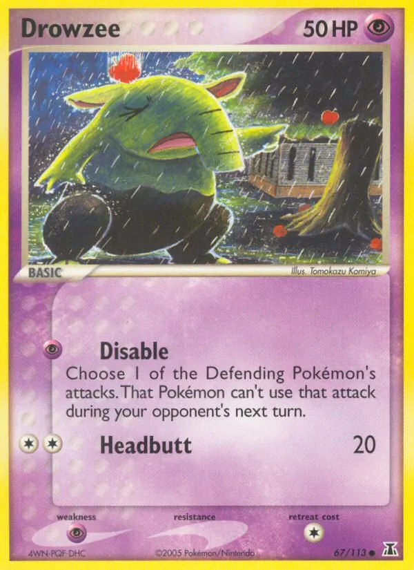 Drowzee #67 – Delta Species card
