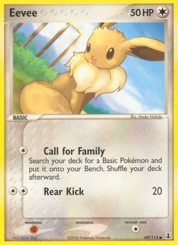 Eevee #69 – Delta Species card