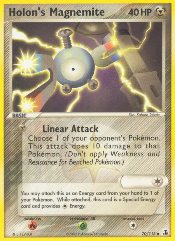 Holon's Magnemite #70 – Delta Species card