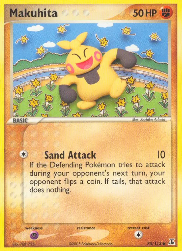 Makuhita #75 – Delta Species card