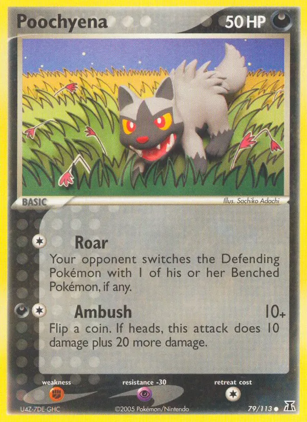 Poochyena #79 – Delta Species card