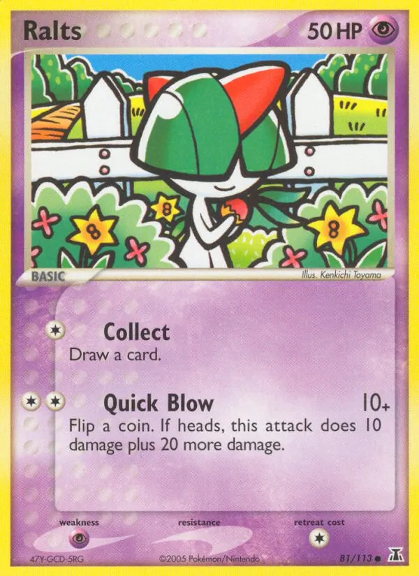 Ralts #81 – Delta Species card