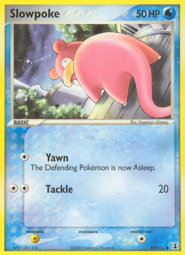Slowpoke #83 – Delta Species card