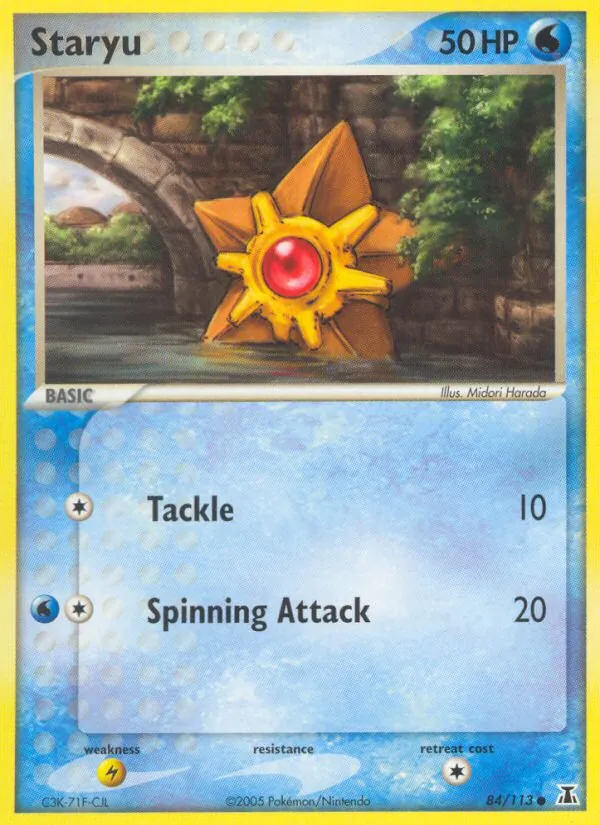 Staryu #84 – Delta Species card